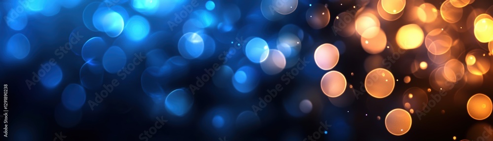 Poster abstract colorful blurred lights creating a bohemian design background with soft glowing effects