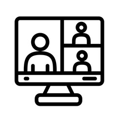 Virtual Meeting Icon