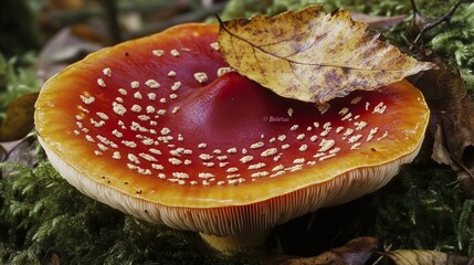 Red-Capped Orange Mushroom
