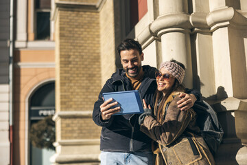 Couple Exploring New City