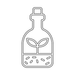 Terrarium icon in line style