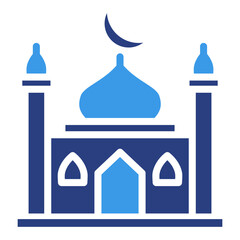 Mosque  Icon Element For Design