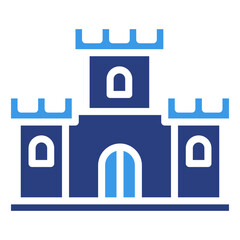 Fototapeta premium Castle Icon Element For Design