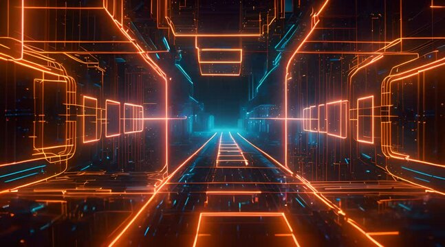Moderne Verbindungsstruktur auf dunklem Hintergrund Technologie Konzept 