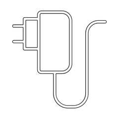 Charger icon in line style