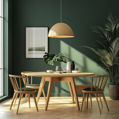 modern dining room