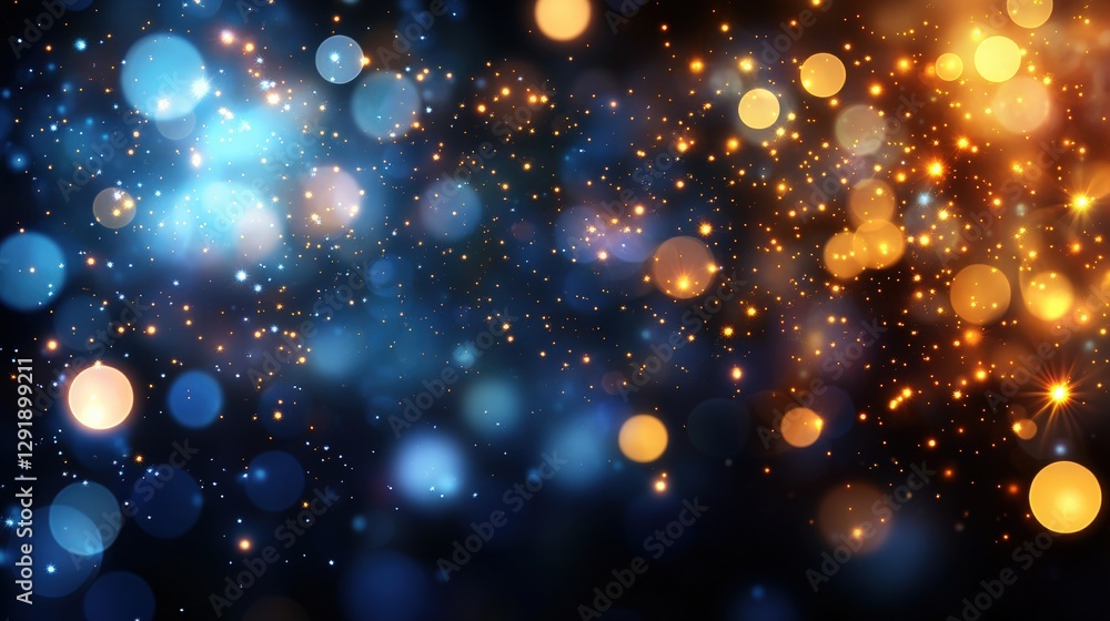 Poster blurred light effect creating an abstract background for photography or digital design projects