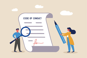 Big exclamation mark for important information, answer or resolve problem, solution or risk warning, attention or punctuation concept, business people thinking on big problem exclamation point.