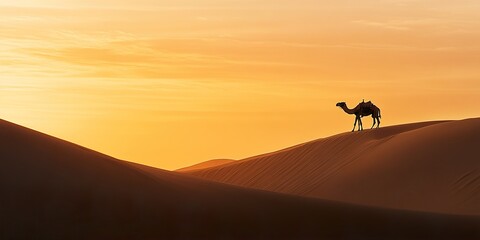 Minimalist Desert Scene
