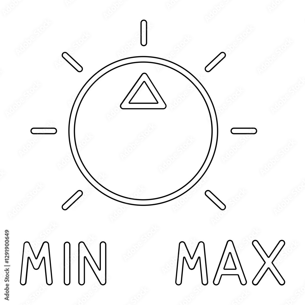 Poster switch icon in line style