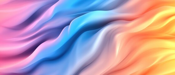 Obraz premium Colorful abstract background featuring flowing waves and dynamic shapes in vibrant shades