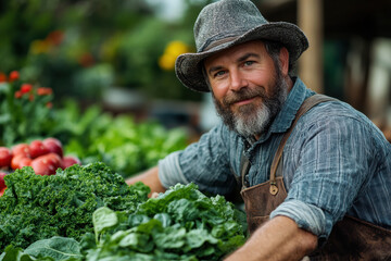 Organic Seasonal Vegetables at the Local Farmers Market