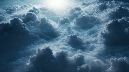 Obraz premium Abstract Cloud Computing Security and Encryption Design