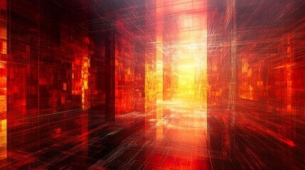 Pulsating Neural Network Art
