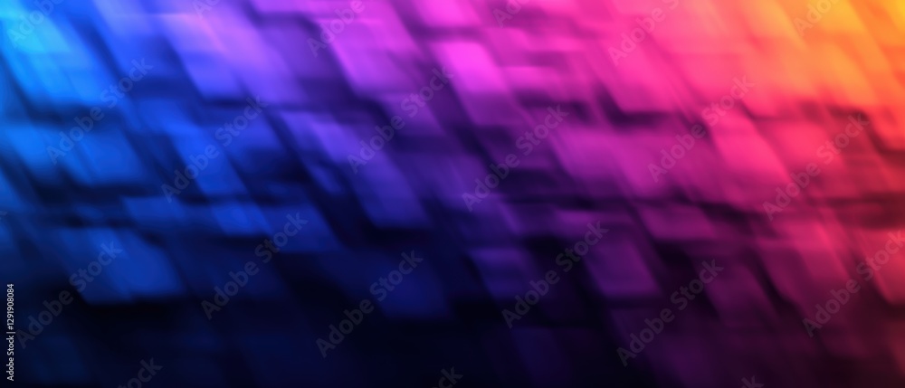 Poster colorful geometric background with multiple squares and rectangles in various sizes and colors