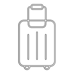 Suitcase icon in line style