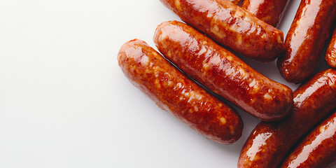 Various Grilled Meats and Sausages with Garnishes