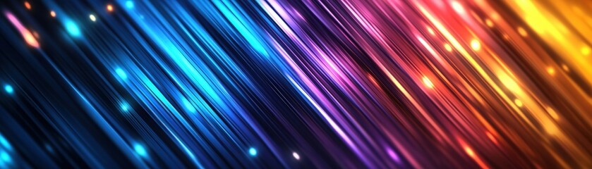 Obraz premium Abstract background featuring vibrant colorful lights with a blurred photo effect for creative design