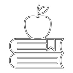 Books icon in line style