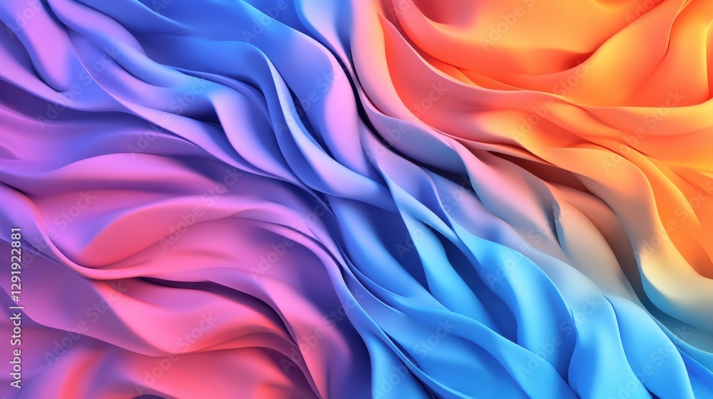 Poster vibrant colorful background featuring a variety of bright colors and abstract patterns for creative 