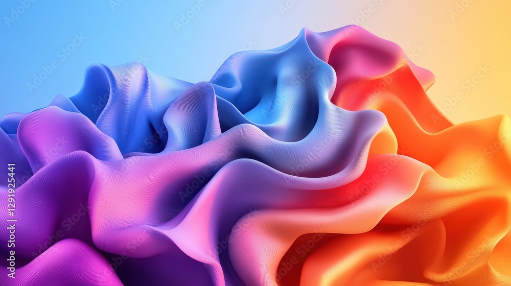 Aufkleber colorful assortment of fabrics displayed in various patterns and textures for creative projects and 
