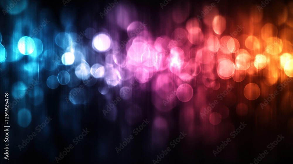 Poster colorful abstract lights background with vivid hues and gradients for creative use in design project