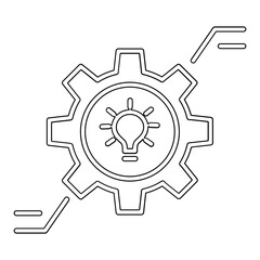 setting icon in line style