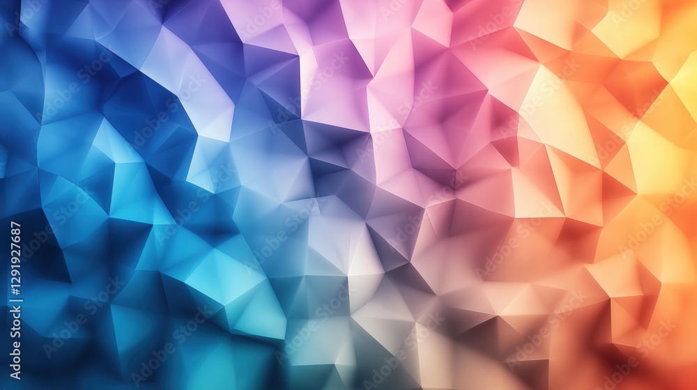 Poster abstract geometric design with multiple polygons in a seamless pattern for modern backgrounds and te