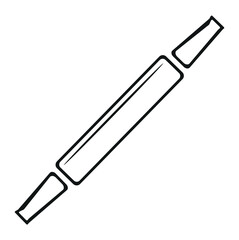   rolling pin icon vector illustration