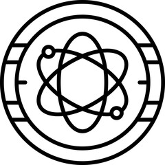 Atomic Nucleus Icon