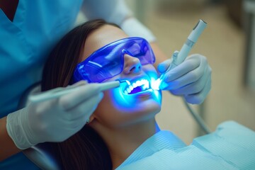 Professional Teeth Whitening – Cosmetic Dental Treatment, teeth whitening, dental procedure, cosmetic dentistry, white teeth, dentist, beauty, oral care, healthy smile, clinic