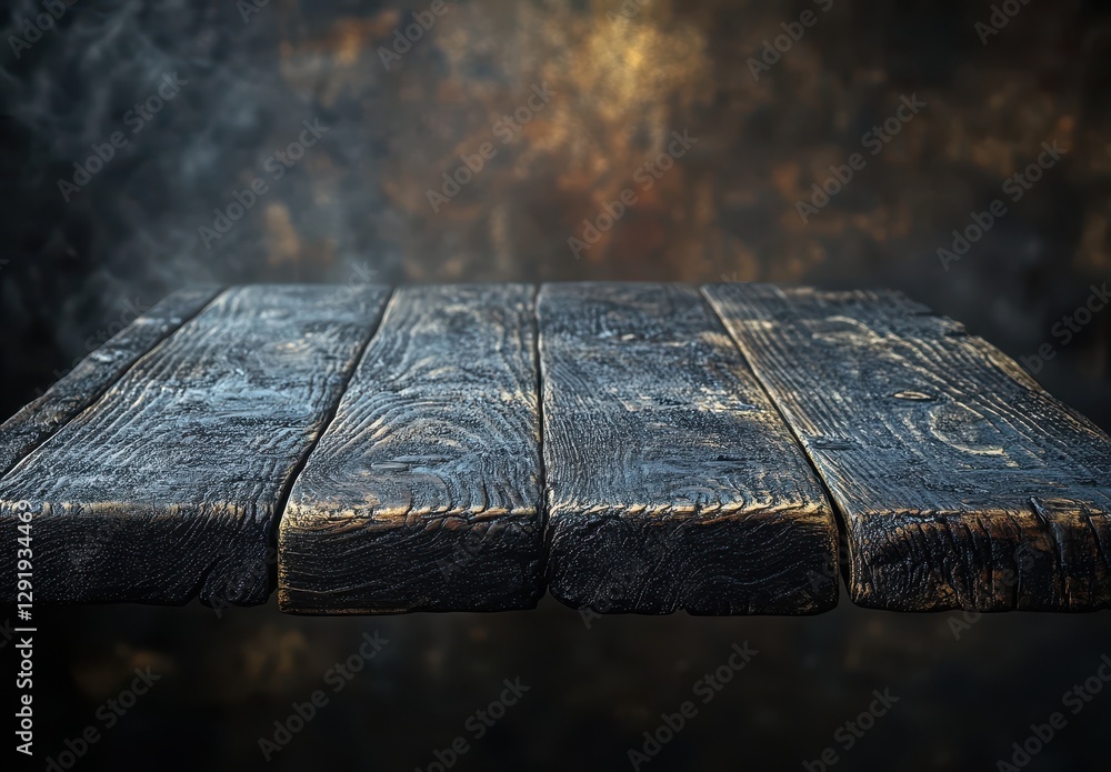 Poster rustic wooden surface with weathered texture and rich grain for product display and creative visual 