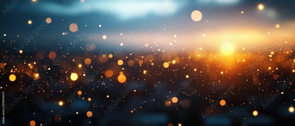 Poster blurred cityscape background with soft focus and bokeh effect for creative photo compositions