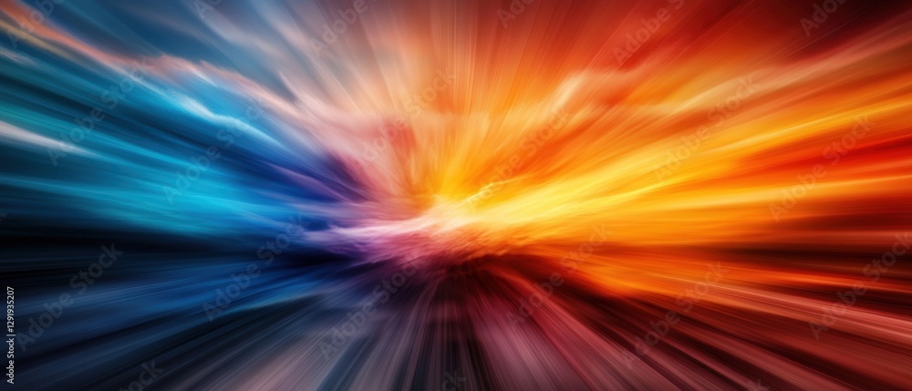 Poster colorful abstract background with a smooth blur effect and vibrant hues for artistic design projects