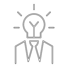 Creator icon in line style