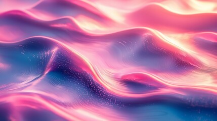 Abstract, Vibrant, Liquid Waves