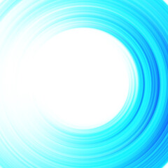 Colorful radial motion effect. Abstract rounded background. Color curves and sphere.