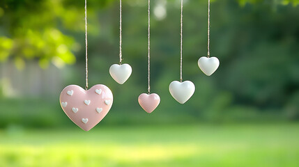  heart wind chime