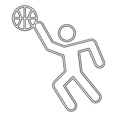 Shoot icon in line style
