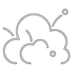 Explosion icon in line style