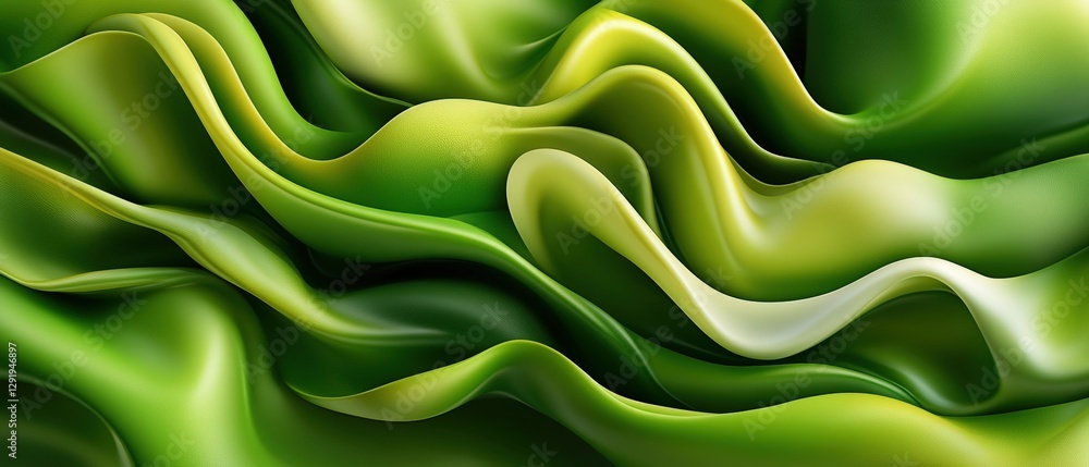 Aufkleber green abstract background with soft textures and shapes for a modern design or creative project