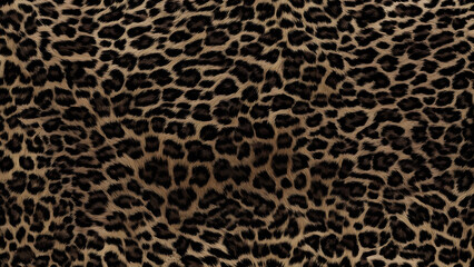 
leopard, real hair, jaguar spots, dark background, fluffy animal print, stylish design for fabric