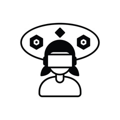Vr Vector icon