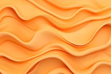 Obraz premium Orange wavy shapes background for design use as texture, banner, backdrop