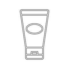 Moisturizer icon in line style