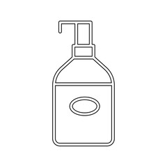 Lotion icon in line style