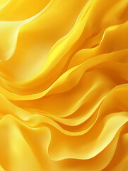Fototapeta premium yellow silk background, yellow cloth background, texture wave background, modern wallpaper