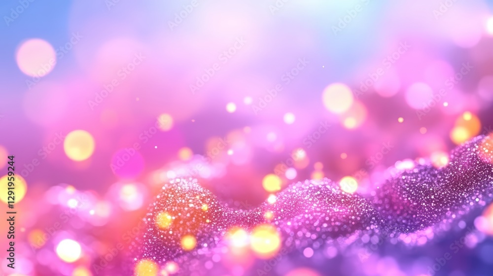 Poster abstract light patterns and reflections creating a vibrant and colorful background for creative desi