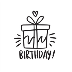 Webbirthday, happy, typography, design, vector, black, white, elegant, text, graphic, modern, stylish, minimalist, calligraphy, lettering, template, creative, font, greeting, celebration, decorative, 