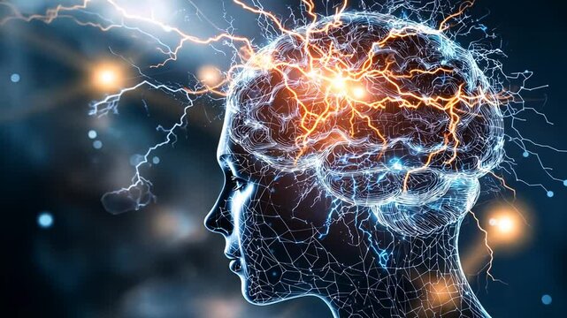 Breaking mental barriers in cognitive science and human achievement, illustrating brain research, innovation, human potential, neuroscience, learning, and cognitive development